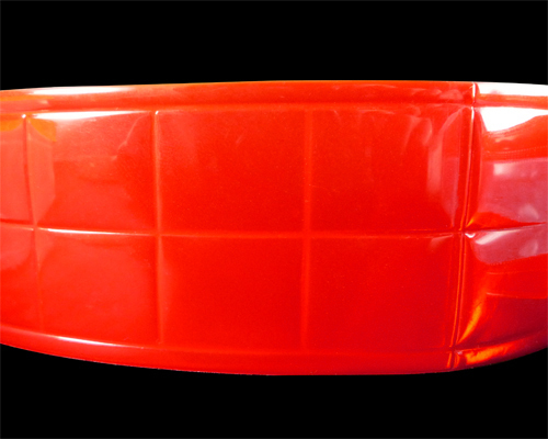 反光PVC-红色有格